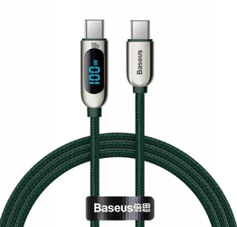Baseus Display | Kabel Type-C USB-C 100W z wyświetlaczem PD QC 4.0