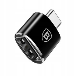 Baseus Mini USB | Adapter przejściówka OTG USB-A / USB-C 2,4A