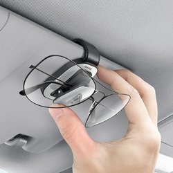 Baseus Platinum Vehicle | Klips wieszak uchwyt samochodowy na okulary dokumenty