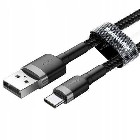 Baseus Cafule Cable | Nylonowy kabel USB - USB-C Type-C Quick Charge 3.0 50cm 3A 