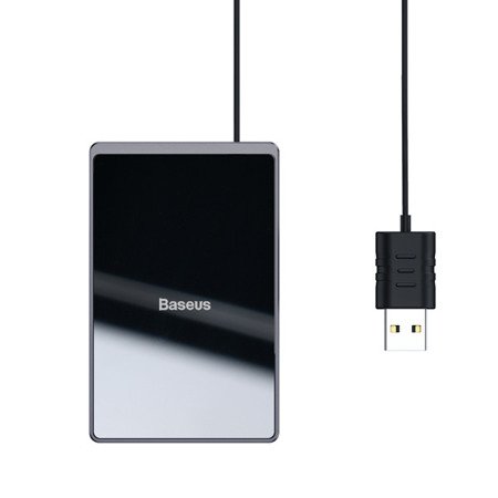Baseus Card / Ultra cienka ładowarka indukcyjna bezprzewodowa Qi z kablem 15W EOL