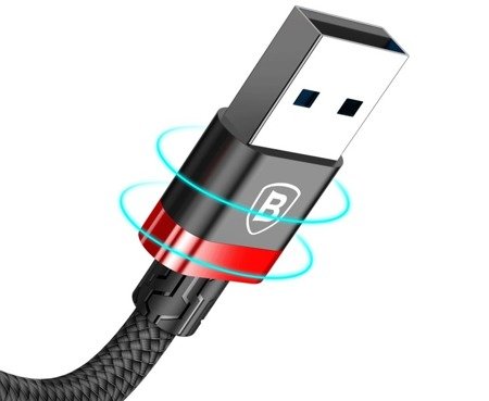 Baseus Golden Belt | Nylonowy kabel USB - Lightning iPhone szybkie ładowanie 2A 1m EOL